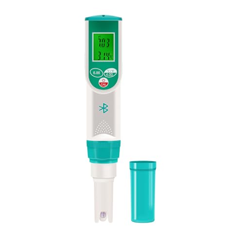 Messgerät 0-14PH Messbereiche Wasserprüfung Digitales Temperaturmessgerät Wassertester von Fcnjsao