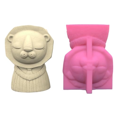 Schöne Löwenblüten Töpfe Silikonform Betonpflaster Kerzenhalter Formen Kristall Epoxidharzform DIYS Handgefertigte Form von Fcnjsao