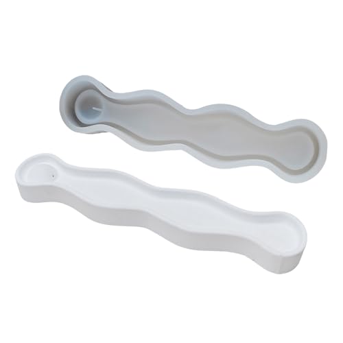Silikonform Für Dekorative Schnörkelhalter Handgefertigte Gips Home Decoration Form Schnörkel Tablett Crafting Form von Fcnjsao