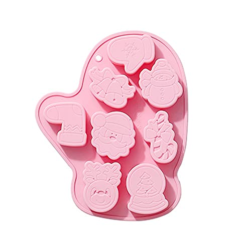 Silikonformen für Süßigkeiten, Schokolade, Kuchenformen, 8 Mulden, antihaftbeschichtet, Silikon-Backformen für Weihnachtsgeschenke, Kuchendekoration Silikonformen für Süßigkeiten, Schokolade, Kuchenformen, 8 Mulden, antihaftbeschichtet, Silikon-Backformen für Weihnachtsgeschenke, Kuchendekoration von Fcnjsao
