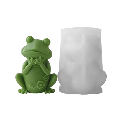Silikonformen mit Fröschen, Cartoon-Tiere, Ornament-Formen, Gipsformen für Heimdekoration von Fcnjsao