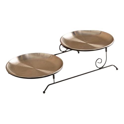 Stylish Cake Serve Tablett Zum Feiern Und Versammlungen Zwei Stufen Dessert Display Teller Geburtstag Party Snacks von Fcnjsao