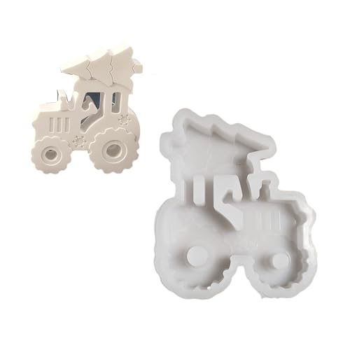 Vielseitige 3D Countdown Bastelformen Robuste Silikon Traktoren Weihnachtsbaumdekorationsform Für Kunstharzprojekte von Fcnjsao
