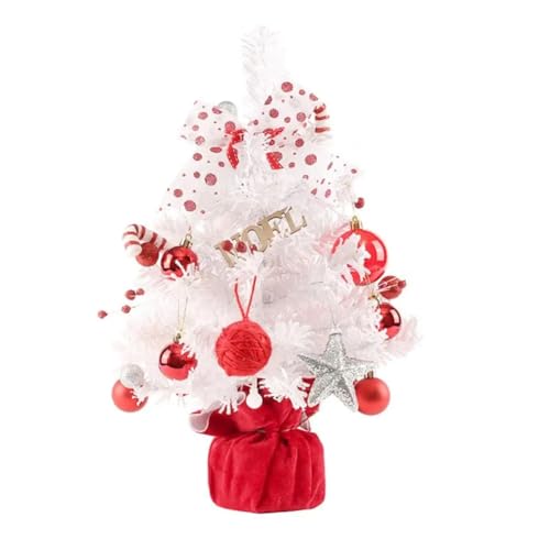 Fcuajdkq Mini Weihnachtsbaum Tisch Mini Rotation Weihnachtsbaum Musik Box Künstliche Beflockung Baum mit Licht für Zuhause von Fcuajdkq