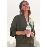 FCUK Sweatjacke mit Kragen und durchgehenden Reißverschluss von Fcuk