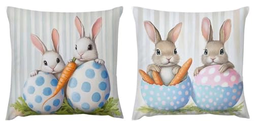 Kaninchen Kissenbezug 60x602er Set Outdoor Herbst Kissen Dekokissenbezug Leinen Kissenhülle Ostern Kissenbezüge Weihnachtsdeko Kissenhüllen für Sofa Schlafzimmer Wohnzimmer Balkon Geschenke zj-246 Kaninchen Kissenbezug 60x602er Set Outdoor Herbst Kissen Dekokissenbezug Leinen Kissenhülle Ostern Kissenbezüge Weihnachtsdeko Kissenhüllen für Sofa Schlafzimmer Wohnzimmer Balkon Geschenke zj-246 von Fcunjuun