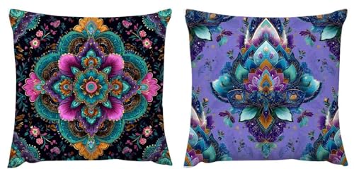 Kissenbezug 40x40 Blumen 2er Set Samt Kissenbezüge Deko Wohnzimmer Kissenhüllen Farbe Herbst Dekokissenbezug, Geschenke für Frauen Schlafzimmer Stuhl, Bett, Garten Wohnzimmer Couch Zierkissen zj-449 Kissenbezug 40x40 Blumen 2er Set Samt Kissenbezüge Deko Wohnzimmer Kissenhüllen Farbe Herbst Dekokissenbezug, Geschenke für Frauen Schlafzimmer Stuhl, Bett, Garten Wohnzimmer Couch Zierkissen zj-449 von Fcunjuun