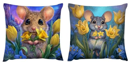 Kissenbezug 40x40 Tiere 2er Set Leinen Kissenbezüge Deko Wohnzimmer Kissenhüllen Blumen Herbst Dekokissenbezug, Geschenke für Frauen Schlafzimmer Stuhl, Bett, Garten Wohnzimmer Couch Zierkissen zj-423 Kissenbezug 40x40 Tiere 2er Set Leinen Kissenbezüge Deko Wohnzimmer Kissenhüllen Blumen Herbst Dekokissenbezug, Geschenke für Frauen Schlafzimmer Stuhl, Bett, Garten Wohnzimmer Couch Zierkissen zj-423 von Fcunjuun