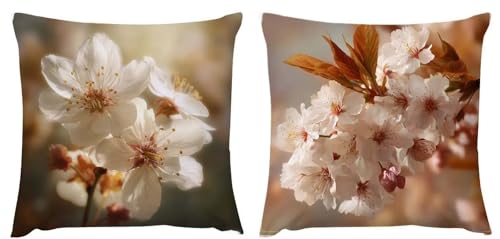 Kissenbezug 45x45 Blumen 2er Set Samt Kissenbezüge Deko Wohnzimmer Kissenhüllen Aussicht Herbst Dekokissenbezug, Geschenke für Frauen Schlafzimmer Stuhl Bett, Garten Wohnzimmer Couch Zierkissen zj-451 Kissenbezug 45x45 Blumen 2er Set Samt Kissenbezüge Deko Wohnzimmer Kissenhüllen Aussicht Herbst Dekokissenbezug, Geschenke für Frauen Schlafzimmer Stuhl Bett, Garten Wohnzimmer Couch Zierkissen zj-451 von Fcunjuun
