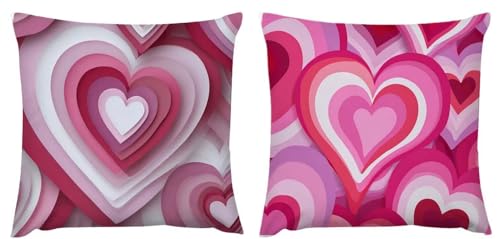Kissenbezug 45x45 Rosa 2er Set Samt Kissenbezüge Deko Wohnzimmer Kissenhüllen Liebe Herbst Dekokissenbezug, Geschenke für Frauen Schlafzimmer Stuhl, Bett, Garten Wohnzimmer Couch Zierkissen zj-447 Kissenbezug 45x45 Rosa 2er Set Samt Kissenbezüge Deko Wohnzimmer Kissenhüllen Liebe Herbst Dekokissenbezug, Geschenke für Frauen Schlafzimmer Stuhl, Bett, Garten Wohnzimmer Couch Zierkissen zj-447 von Fcunjuun