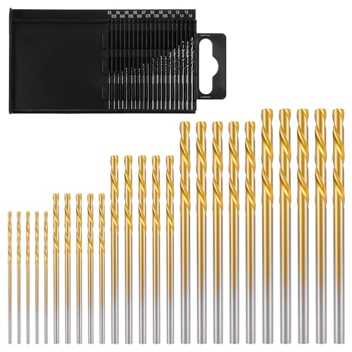 70 Stück Metallbohrer Mini Spiralbohrer Bits Mini Hand Spiralbohrer Set Bohrmaschine Pin Vise Handbohr für Handwerk DIY Drilling Model Making Holzbearbeitung Legierter Stahl 1/1,5/2/ 2,5/3 mm 70 Stück Metallbohrer Mini Spiralbohrer Bits Mini Hand Spiralbohrer Set Bohrmaschine Pin Vise Handbohr für Handwerk DIY Drilling Model Making Holzbearbeitung Legierter Stahl 1/1,5/2/ 2,5/3 mm von FdcLixuvol