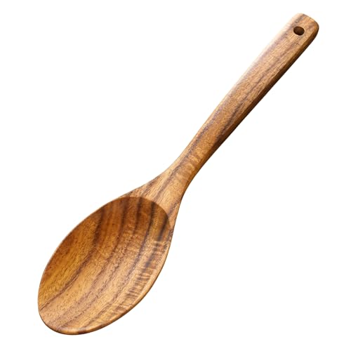 Kochlöffel Holz, 11.8 Inch Rührlöffel Löffel Pfannenwender Holz Akazienholz Bratlöffel Kochbesteck Langer Großer Griff Holzlöffel Küchenutensil Aus Für Kochen, Servieren, Mischen Müslilöffel Kochlöffel Holz, 11.8 Inch Rührlöffel Löffel Pfannenwender Holz Akazienholz Bratlöffel Kochbesteck Langer Großer Griff Holzlöffel Küchenutensil Aus Für Kochen, Servieren, Mischen Müslilöffel von FdcLixuvol