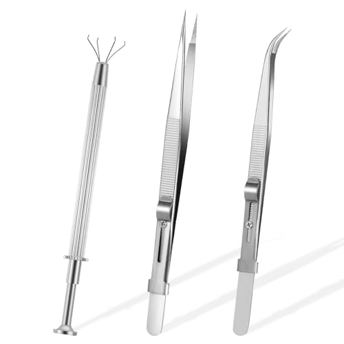 Piercing Zange Für Kugeln Und Spitze Pinzette,3 Stück Schmuck Pinzette Kit Piercing Kugel Aufdreher Edelstahl Piercings Kugeln Zange Diamant Piercings Kugels Greifer für Stein Diamant Schmuck Perlen Piercing Zange Für Kugeln Und Spitze Pinzette,3 Stück Schmuck Pinzette Kit Piercing Kugel Aufdreher Edelstahl Piercings Kugeln Zange Diamant Piercings Kugels Greifer für Stein Diamant Schmuck Perlen von FdcLixuvol