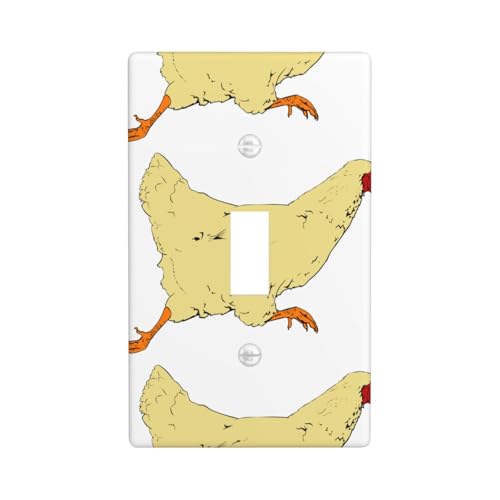 Animal Farm-Chicken Run Print Graphics Decor Wallplates Single Toggle Light Switch Cover Wall Plate Cover Animal Farm-Chicken Run Print Graphics Decor Wallplates Single Toggle Light Switch Cover Wall Plate Cover von Fdfekgvplp
