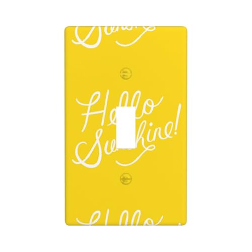 Goodlooking Hello Sunshine Druck-Grafik-Dekor-Wandplatten, einzelne Kippschalter-Abdeckung, Wandplattenabdeckung Goodlooking Hello Sunshine Druck-Grafik-Dekor-Wandplatten, einzelne Kippschalter-Abdeckung, Wandplattenabdeckung von Fdfekgvplp