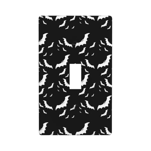 Halloween fliegende Fledermäuse Druck Grafik Dekor Wandplatten Einzel Kippschalter Abdeckung Wandplatte Abdeckung Halloween fliegende Fledermäuse Druck Grafik Dekor Wandplatten Einzel Kippschalter Abdeckung Wandplatte Abdeckung von Fdfekgvplp