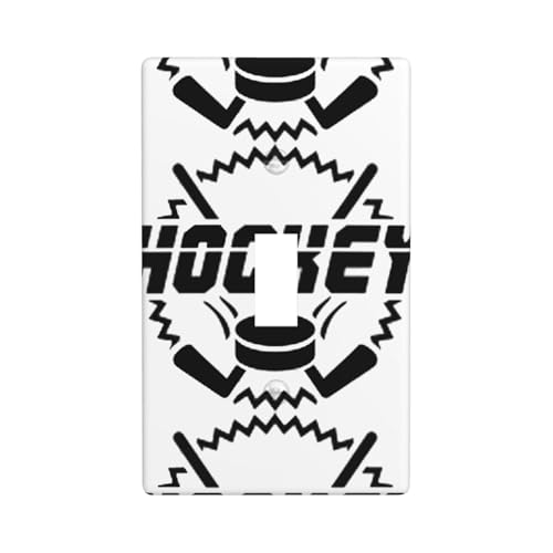 Hockey-Druck-Grafik-Dekor-Wandplatten, einzelne Kippschalter-Abdeckung, Wandplattenabdeckung von Fdfekgvplp