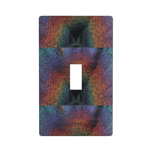 Holografische Traum-Druck-Grafik-Dekor-Wandplatten, einzelne Kippschalter-Abdeckung, Wandplattenabdeckung von Fdfekgvplp