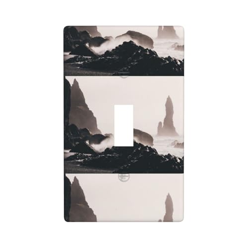 Island-Druck-Grafik-Dekor-Wandplatten, einzelne Kippschalter-Abdeckung, Wandplattenabdeckung Island-Druck-Grafik-Dekor-Wandplatten, einzelne Kippschalter-Abdeckung, Wandplattenabdeckung von Fdfekgvplp