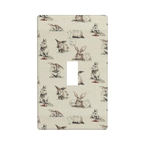 Kaninchen Hintergrunddruck Grafik Dekor Wandplatten Einzel Kippschalter Abdeckung Wandplatte Abdeckung Kaninchen Hintergrunddruck Grafik Dekor Wandplatten Einzel Kippschalter Abdeckung Wandplatte Abdeckung von Fdfekgvplp