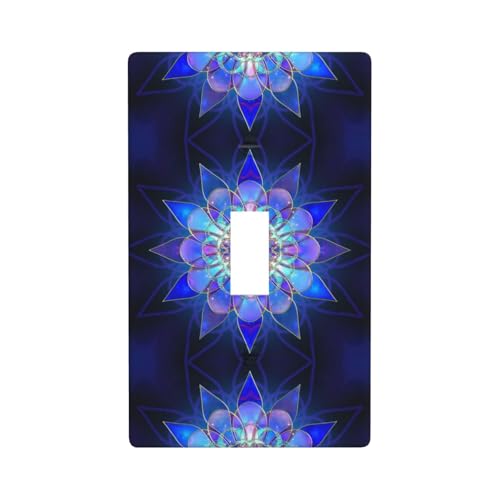 Rechteckige Blumenmuster-Druck-Grafik-Dekor-Wandplatten, einzelne Kippschalter-Abdeckung, Wandplattenabdeckung Rechteckige Blumenmuster-Druck-Grafik-Dekor-Wandplatten, einzelne Kippschalter-Abdeckung, Wandplattenabdeckung von Fdfekgvplp