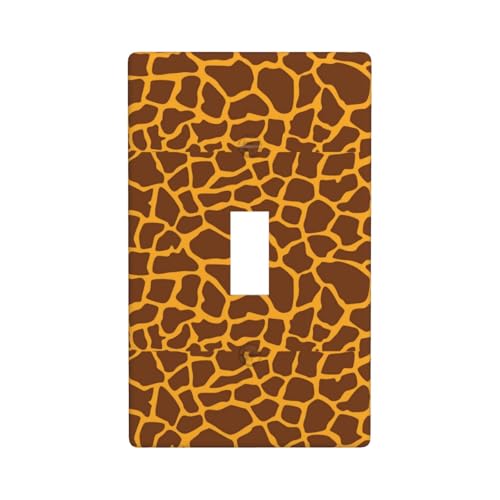Wandplatte mit Giraffen-Druck, Grafik-Dekor, einzelne Kippschalter-Abdeckung, Wandplatte Wandplatte mit Giraffen-Druck, Grafik-Dekor, einzelne Kippschalter-Abdeckung, Wandplatte von Fdfekgvplp