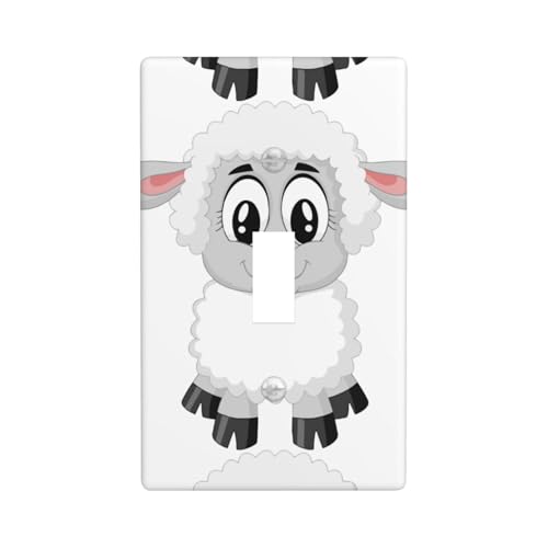 Wandplatte mit Lamb-Druck, Grafik-Dekor, einzelne Kippschalter-Abdeckung, Wandplatte Wandplatte mit Lamb-Druck, Grafik-Dekor, einzelne Kippschalter-Abdeckung, Wandplatte von Fdfekgvplp