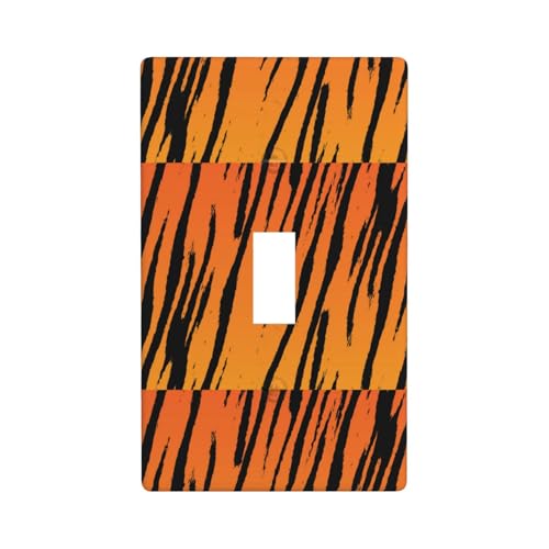 Wandplatte mit Tigerstreifen-Druck, einzelne Kippschalter-Abdeckung, Wandplatte Wandplatte mit Tigerstreifen-Druck, einzelne Kippschalter-Abdeckung, Wandplatte von Fdfekgvplp