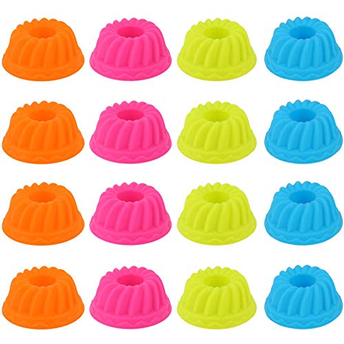 12 Stück Backformen Mini Kürbis Silikon Cupcake Backformen Antihaft Gebäck Muffin Formen von Fdit