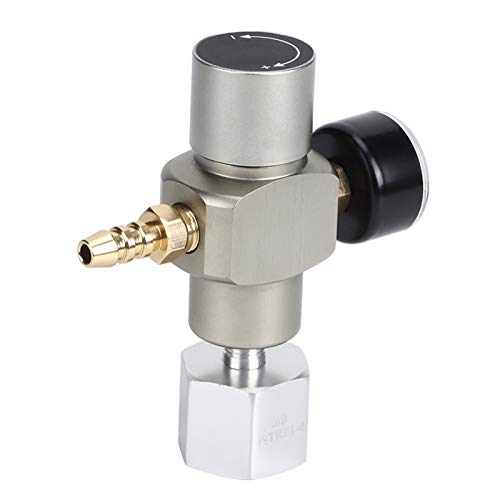2 in 1 Mini-CO2-Gasregler, 30 psi Soda-Manometer mit Adapter für 3 / 8in auf TR21.4 Beer Kegerator Regulator von Fdit