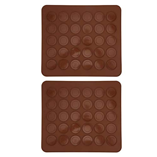 2St. 30 Löcher Macaron Silikon Backmatte Form Antihaft Macaron Pad Ofen Backofen Backmatte DIY Blech Kuchenformen von Fdit