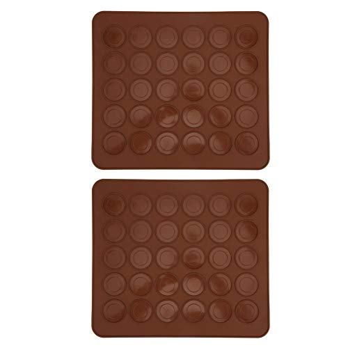 2St. 30 Löcher Macaron Silikon Backmatte Form Antihaft Macaron Pad Ofen Backofen Backmatte DIY Blech Kuchenformen 2St. 30 Löcher Macaron Silikon Backmatte Form Antihaft Macaron Pad Ofen Backofen Backmatte DIY Blech Kuchenformen von Fdit
