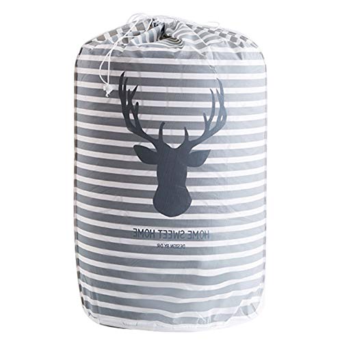 3 Modestile Zylindrisch Große Kleidung Kissen Decke Quilt Aufbewahrung & Empfang Taschen Wiederverwendbare wasserdichte Kordelzug Runde Packtasche Home Organizer(2 #) von Fdit