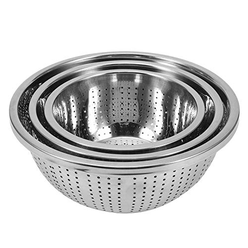 3 Paket Edelstahl Reis Sieb Reis Waschschüssel Filter Sieb Abtropffläche Küchensieb Für Gemüse Obst Nudeln Nudeln MEHRWEG VERPAKUNG 3 Paket Edelstahl Reis Sieb Reis Waschschüssel Filter Sieb Abtropffläche Küchensieb Für Gemüse Obst Nudeln Nudeln MEHRWEG VERPAKUNG von Fdit