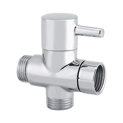 3 Wege T Absperrventil Umstellventil Ventil Umschalter Dusche Toilette Bidet Sprayer Umsteller Form Ventil für Handbrause System Ersatz Chrom von Fdit