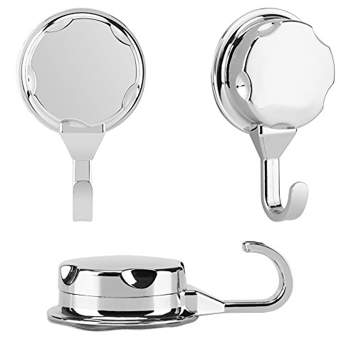 Fdit 3er Vakuum Saugnapf Haken Handtuchhaken ABS Wand Kleiderbügel Home Badezimmer Küche für Handtuch Robe und Luffa Fdit 3er Vakuum Saugnapf Haken Handtuchhaken ABS Wand Kleiderbügel Home Badezimmer Küche für Handtuch Robe und Luffa von Fdit