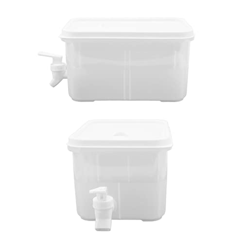 3l Haushaltskühlschrank, Kalter Wasserkocher mit Wasserhahn, Zitronenfrucht-Kaltwassertank, Zitronenfrucht-Teeeimer, Heimkühlschrank, Fruchtgetränkespender, Getränkebehälter von Fdit