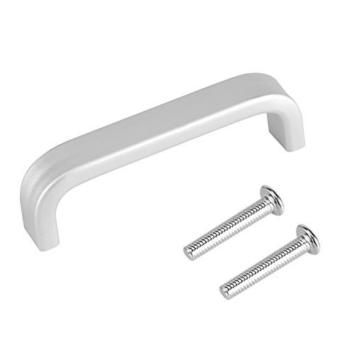 Fdit 4 Stück Pull Griff Aluminiumlegierung für Home Furniture Schubladenschrank Schrank Kleiderschrank Kommode Hardware mit Schrauben(64mm) von Fdit