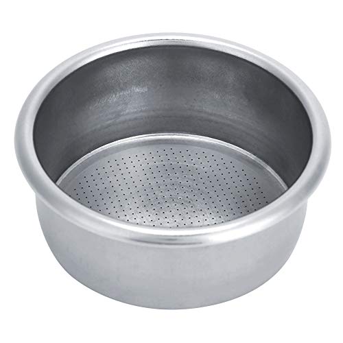 54 mm Edelstahl-Kaffeefilterkorb Druckfreier einwandiger Filter Passend für die Breville-Kaffeemaschine von Fdit