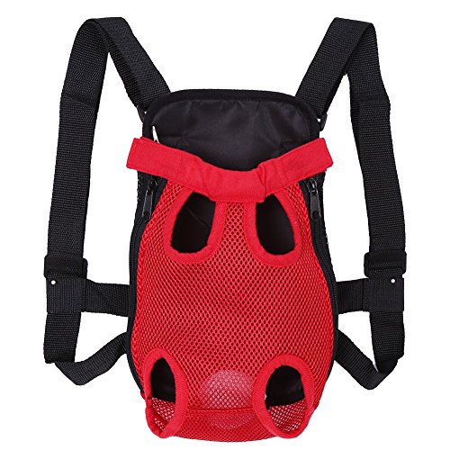 Backpack Rucktasche Transporttasche für Hunde Tasche Bauch in der Modus für Tiere Nachhaltige bis fünf Loch 25-45 cm von Fdit