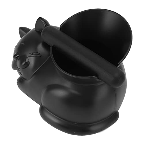 Coffee Residue Box Cat Coffee Kaffeemaschine Knock Box Black Cat Bucket mit Coffee Shop Knocking Residue Bucket Kaffeebehältern von Fdit