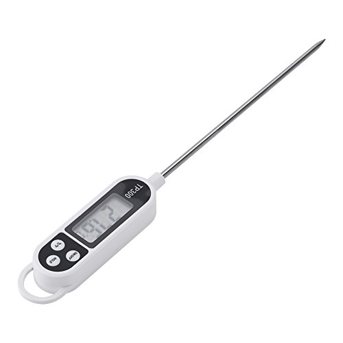 Digitales Lebensmittelthermometer Fleischsonde BBQ Elektronisches Haushaltsmessgerät zum Kochen von Fleisch Milch von Fdit