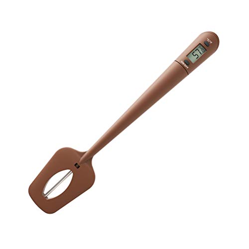 Digitales Süßigkeiten-Thermometer Digitales Silikon-Spatel-Thermometer mit Schnell Ablesbarem Digital für Küche, Kochen, Süßigkeiten, Schokolade von Fdit