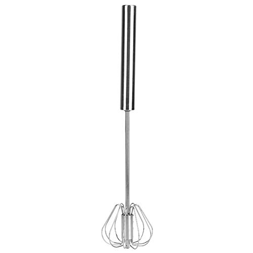 Schneebesen Handmixer Halbautomatischer Schneebesen Egg Beater Stabmixer Edelstahl Mixer halbautomatischer Edelstahl Handschub Mixer Mixer Immersion Mehrzweck-Milchschäumer Küchenutensilien(M) von Fdit