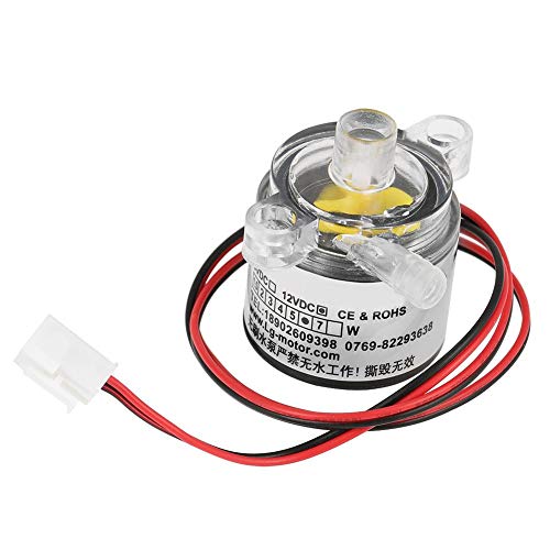 1 Stück Mini Brushless DC Wasserpumpe Tauch Weiß 12 V DC 6 Watt Lebensmittelqualität Brushless Tauchwasserpumpe MEHRWEG VERPACKUNG socialme-eu von Fdit