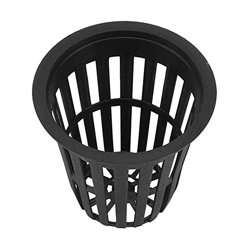 Fdit 10 Pcs Garden Slotted Mesh Net Tassen Garden Net Tassen Kindergarten Töpfe Heavy Duty Wide Lip Round Eimer Korb für Hydroponik MEHRWEG VERPAKUNG(1#) von Fdit