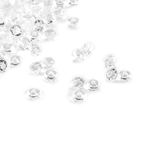 Fdit 3000 Teile/Beutel 3mm Acryl Perlen Klarem Kristall Acryl perlen Acryl Diamanten für Hochzeit Brautdusche Vase Perlen DIY Dekorationen(透明) von Fdit