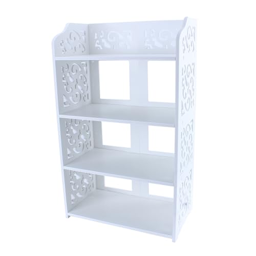 Fdit 4 Ebenen Weißer Schuhständer Organizer Regal für die Organisation von Schuhen oder Zeitschriften Im Wohnzimmer oder Büro-hochwertige Materialien Fdit 4 Ebenen Weißer Schuhständer Organizer Regal für die Organisation von Schuhen oder Zeitschriften Im Wohnzimmer oder Büro-hochwertige Materialien von Fdit