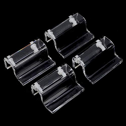 Fdit Acrylfischtankglasabdeckungsstütze Klemme, Findet 6-12 Mm Glas, Stabiles Design, Aquarium-Zubehör, Klare Farbe für Aquarium-Enthusiasten Enthält Fdit Acrylfischtankglasabdeckungsstütze Klemme, Findet 6-12 Mm Glas, Stabiles Design, Aquarium-Zubehör, Klare Farbe für Aquarium-Enthusiasten Enthält von Fdit