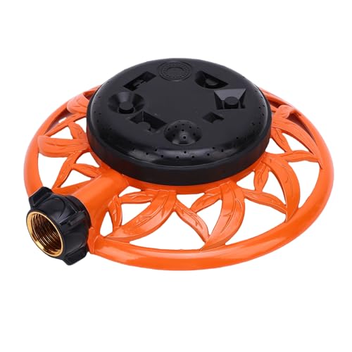 Fdit Bewässerungssprinkler, 8 Muster, Stationärer Rasensprinkler mit Dekorativer Metallbasis Zur Bewässerung von Hof und Rasen (EU -Stil) von Fdit